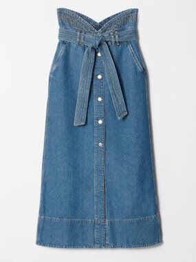 & other stories Denim Maxi Skirt *missing belt